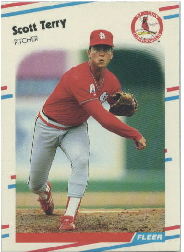 1988 Fleer Update Baseball Cards       121     Scott Terry